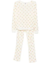 Petit Bateau - Heart-Print Pajamas - Lyst