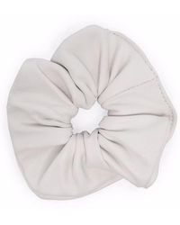 Manokhi - Textured Leather Scrunchie - Lyst