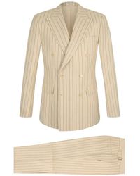 Fursac - Pinstripe Double-Breasted Suit - Lyst