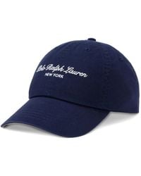 Polo Ralph Lauren - Logo-Embroidered Cotton Cap - Lyst