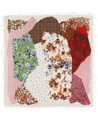 Bimba Y Lola - Floral Patchwork Scarf - Lyst