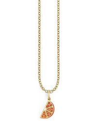 Sydney Evan - Motif Sapphire Necklace - Lyst