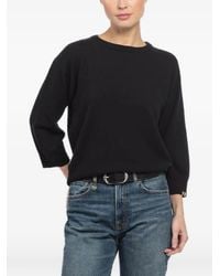 Extreme Cashmere - N°398 Jewel Short-Sleeve Crew-Neck Sweater - Lyst