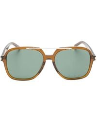 Saint Laurent - Sl 545 Geometric-Frame Sunglasses - Lyst