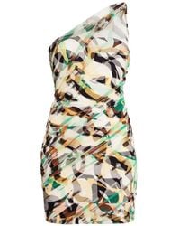 Roberto Cavalli - Macro Tiger Twiga Tulle Dress - Lyst
