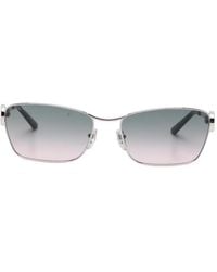 Gucci - Gg-Logo Rectangle-Frame Sunglasses - Lyst