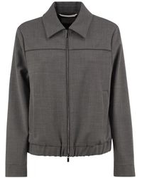 Peserico - Zip-Fastening Bomber Jacket - Lyst