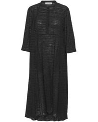 Henrik Vibskov - Textured Button-Front Maxi Dress - Lyst