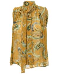 Marella - Blouse À Motif Cachemire - Lyst