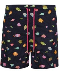 Vilebrequin - Mistral Fish-Motif Swim Shorts - Lyst