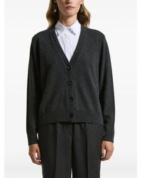 Peserico - Button V-Neck Sweater - Lyst