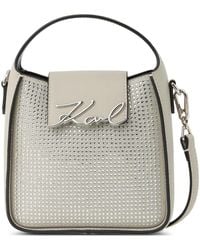 KARL LAGERFELD - Petit Sac À Bandoulière K/Signature À Strass - Lyst