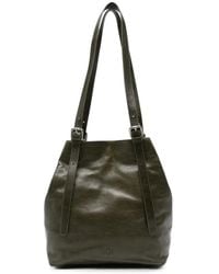 AUTENTICA 504 - Buckle-Detail Leather Shoulder Bag - Lyst