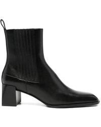 Sandro - Metal-Tip Elasticated-Panel Ankle Boots - Lyst