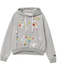 Maison Mihara Yasuhiro - Price-Tag Sticker Printed Hoodie - Lyst