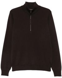 FILIPPO DE LAURENTIIS - Pull En Laine À Col Zippé - Lyst
