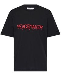 Oamc Peacemaker - Logo-Print T-Shirt - Lyst