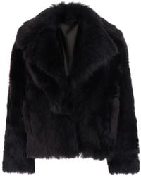 Blancha - Toscana Shearling Long-Sleeve Jacket - Lyst