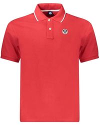 North Sails - Logo-Patch Tipped Polo Shirt - Lyst