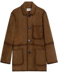 Zadig & Voltaire - Venezia Leather Suede Western Jacket - Lyst