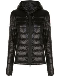 Canada Goose Logo Patch Padded Jacket - Black