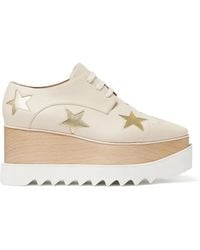 Stella McCartney - Metallic Star Elyse Platform Shoes - Lyst
