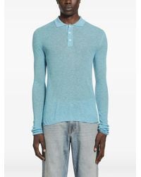 ERL - Buttoned Polo Shirt - Lyst