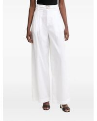 Twinset - Pleated Wide-Leg Trousers - Lyst