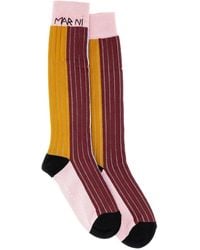 Marni - Striped Socks - Lyst