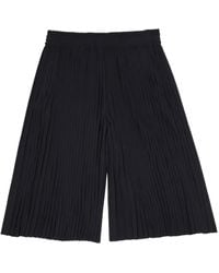 MM6 by Maison Margiela - Pleated Knee-Length Shorts - Lyst