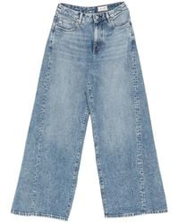 AG Jeans - Helsinki Logo-Patch Jeans - Lyst