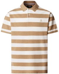 Hackett - Striped Short-Sleeve Polo Shirt - Lyst