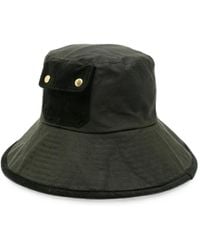 Barbour - Cappello Bucket Con Bordo A Coste - Lyst