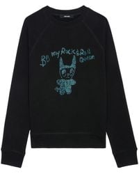 Zadig & Voltaire - Upper Strass Sweatshirt - Lyst