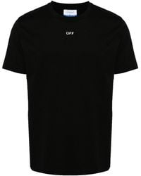 Off-White c/o Virgil Abloh - Ow Off Stamp Cotton T-shirt - Lyst