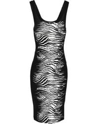 Versace Jeans Couture - ゼブラプリント ドレス - Lyst