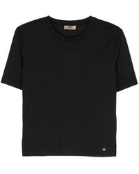 Herno - Fine-knit T-shirt - Lyst