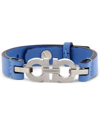 Ferragamo - Bracelet À Double Gancini - Lyst