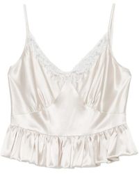Parlor - Blusa Con Detalles De Encaje - Lyst