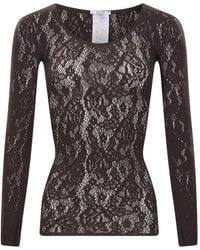 Wolford - Top De Encaje - Lyst