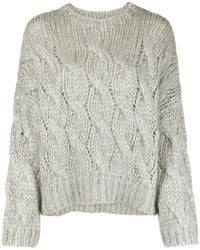Brunello Cucinelli - ケーブルニット セーター - Lyst