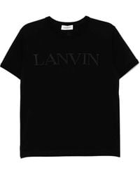 Lanvin - T-Shirt Mit Logo - Lyst
