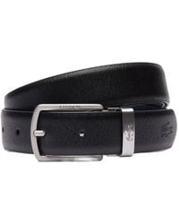 Lacoste - Smooth-Leather Belt And 2-Buckle Gift Set - Lyst
