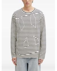 Wales Bonner - Crown Striped Long-Sleeve T-Shirt - Lyst