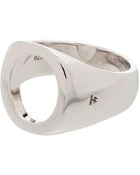 Tom Wood - Sterling Oval Open Ring - Lyst