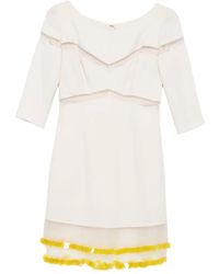 Gemy Maalouf - Sheer-Panelled Sequinned Dress - Lyst