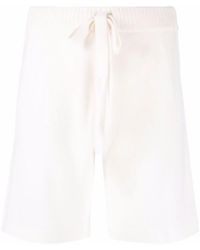 P.A.R.O.S.H. - Knitted Drawstring Waist Shorts - Lyst