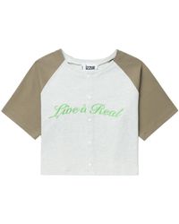 Izzue - Colour-block Cotton T-shirt - Lyst