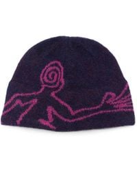 Hiking Patrol - Graphic-Knit Beanie Hat - Lyst