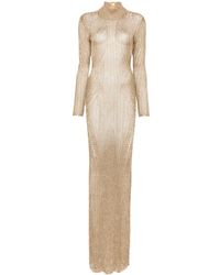 Tom Ford - Open-back Knitted Maxi Dress - Lyst